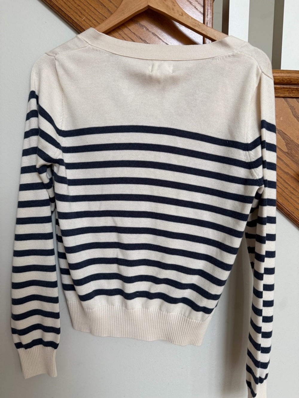 Pact Navy Laguna Stripe Cardigan - Picture 8 of 9